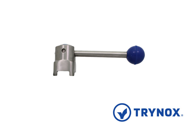 butterfly valve ss handle