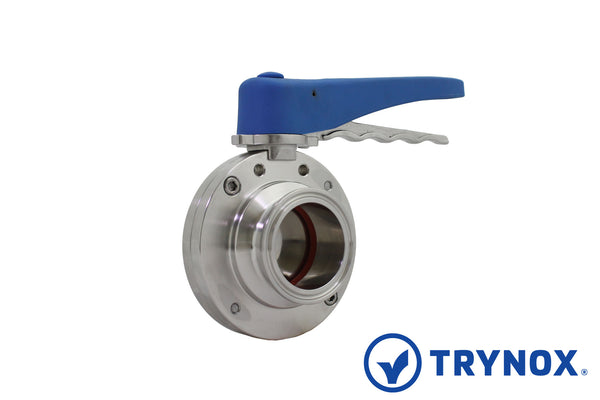 Trynox Sanitary Butterfly Valve Clamp Ends