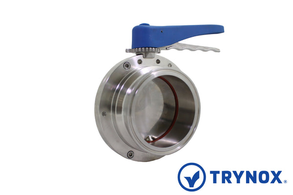 Trynox Sanitary Butterfly Valve Clamp Ends