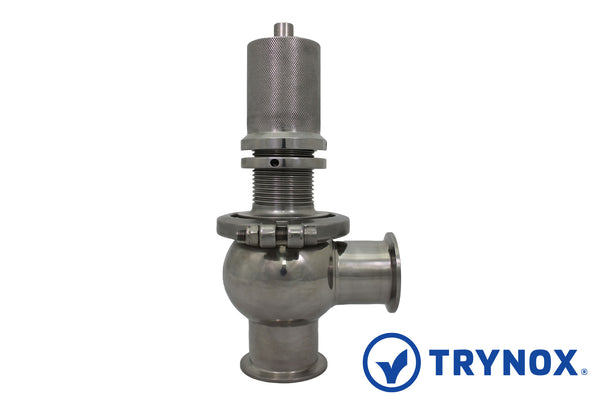 Trynox Sanitary Reflief Valve Clamp Ends