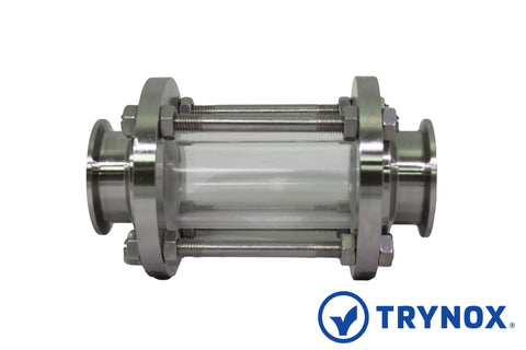 tubular sight glass clamp ends