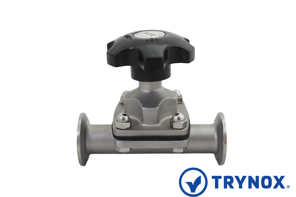 Trynox Sanitary Diaphragm Shutoff Valve Clamp Ends